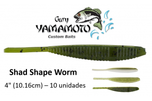 Gary Yamamoto Shad Shape Worm 4"