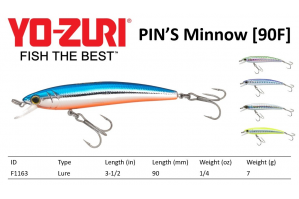 Yo-Zuri Pins Minnow 90F