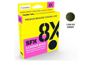Sufix SFX 8X Carrier Braid Low Vis-Green