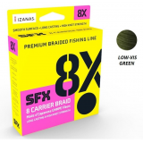 Sufix SFX 8X Carrier Braid Low Vis-Green
