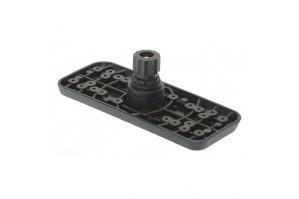 Borika Base Fasten SS223B Negro Suporte de Sonda 164x68 mm