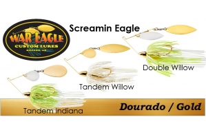 War Eagle Screamin Eagle Gold Frame