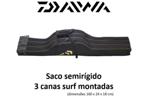 Daiwa Saco semirígido 3 canas surf montadas