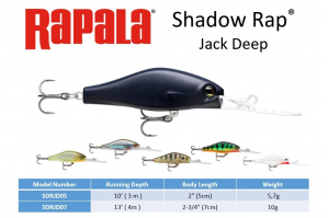 Rapala Shadow Rap® Jack Deep