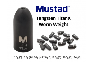 Mustad Peso Tungsténio TitanX  Worm