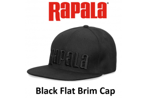 Rapala Chapéu Black Flat Brim