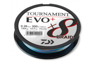 Daiwa Tournament 8 Braid EVO+ Multicolor