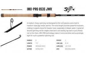 GLoomis IMX-PRO Jig & Worm 853S JWR