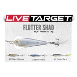 Live Target Flutter Shad Jigging Spoon