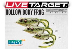Live Target Hollow Body Frog