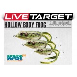 Live Target Hollow Body Frog
