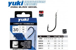 Yuki Anzol Chinu Black Nickel (anzol empatado)
