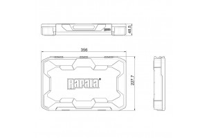 Rapala Caixa Tackle Tray 356 Deep Open