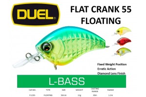 Duel L-Bass Flat Crank 55 Floating