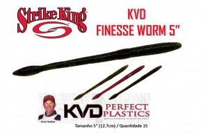 Strike King KVD Finesse Worm 5"