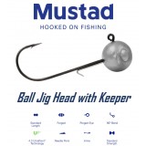Mustad Ball Jig Head wih Keeper (vendido à unidade)
