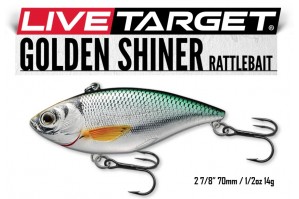 Live Target Golden Shiner Rattlebait