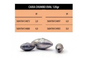 Vega Caixa de Chumbo Oval