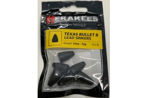 Herakles Texas Bullet Sinker Black