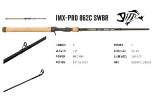 GLoomis IMX-PRO Swimbait 862C SWBR
