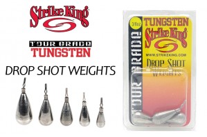 Strike King Tour Grade Tungsten Weight Drop Shot Unpainted