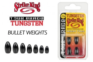 Strike King Tungsten Bullet Black