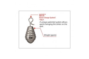Varivas TG Grenade Quick-Change Tungsten Sinker Weight