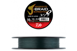 Daiwa J-Braid Expedition x8 Dark Green 300m