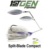 1st Gen Fishing Split-Blade Compact Spinnerbait