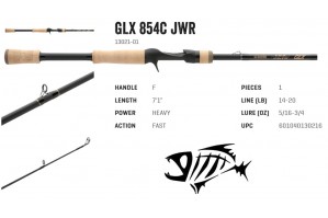 Gloomis GLX BASS Jig & Worm 854C JWR