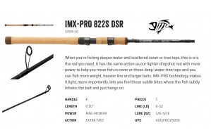 GLoomis IMX-PRO Drop Shot 822S DSR