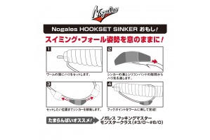 Varivas Nogales Hookset Sinker OMOSHI