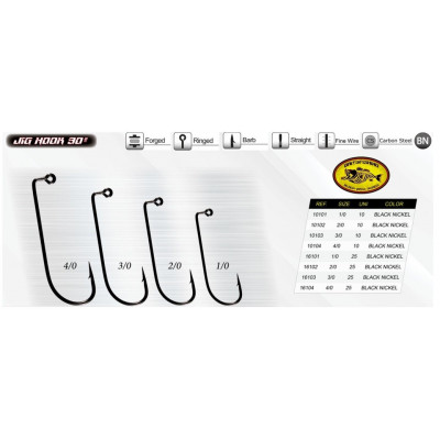 Baitsfishing Jig Hook 90º (10 pieces)