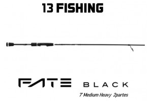 13 Fishing Fate Black Spinning 7 Medium Heavy (2 partes)
