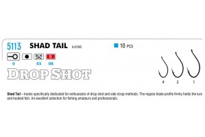 Kamatsu Anzol Drop Shot Shad Tail