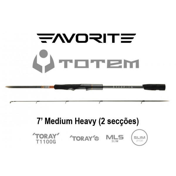Favorite Totem Spinning 7' Medium Heavy (2 secções)
