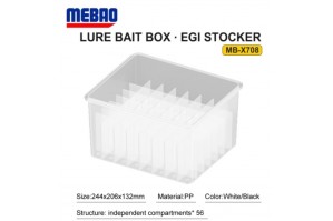 MEBAO MB-X708 Squid Jig Box (56 compartments)
