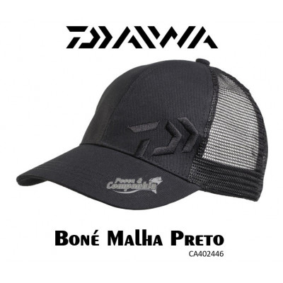 Daiwa Boné Malha Preto