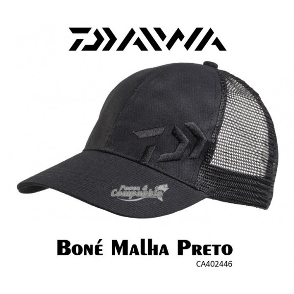 Daiwa Boné Malha Preto