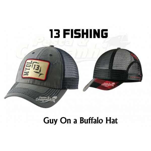 13 Fishing Boné Guy On a Buffalo