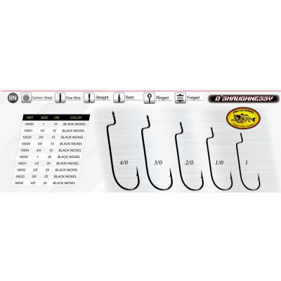 Baitsfishing O'Shaughnessy Hook (25 anzóis)