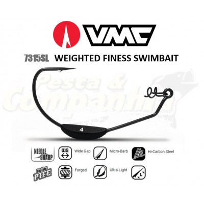 VMC 7315SL Weighted Finesse Swimbait