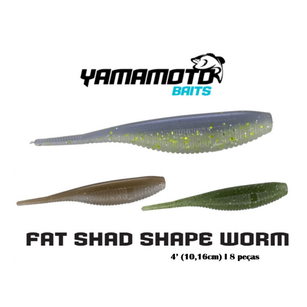 Yamamoto Fat Shad Shape Worm