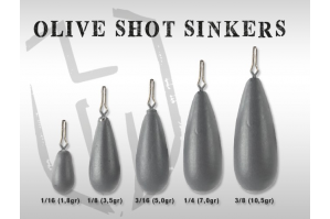 Herakles Olive Shot Sinkers