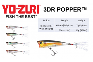 Yo- Zuri 3DR Popper F65