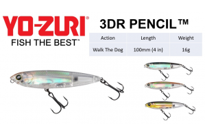 Yo-Zuri 3DR Pencil 100F