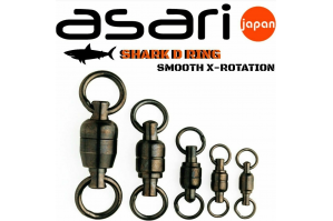 Asari Smooth X-Rotation Shark D-Ring