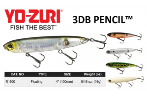 Yo-Zuri 3DB Pencil 100mm